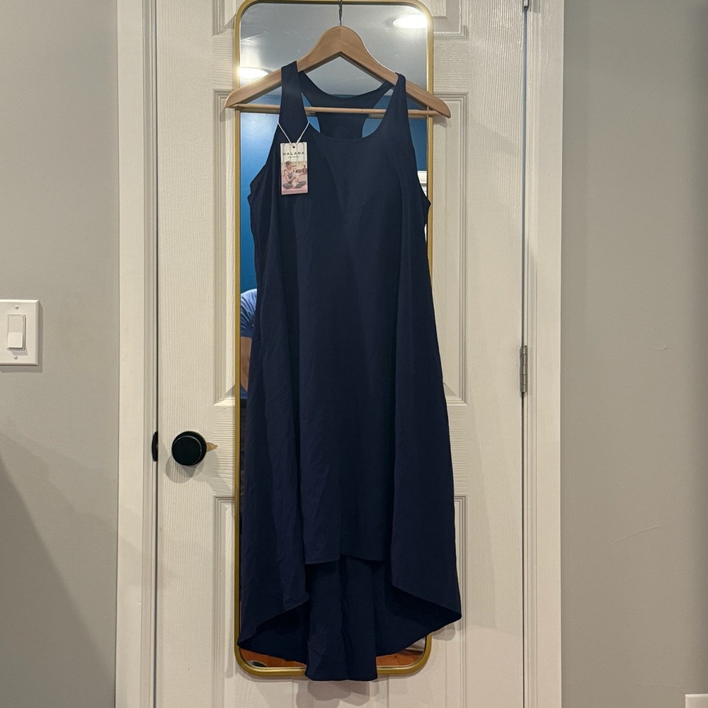 HALARA Women's Midi Dress - Navy Blue